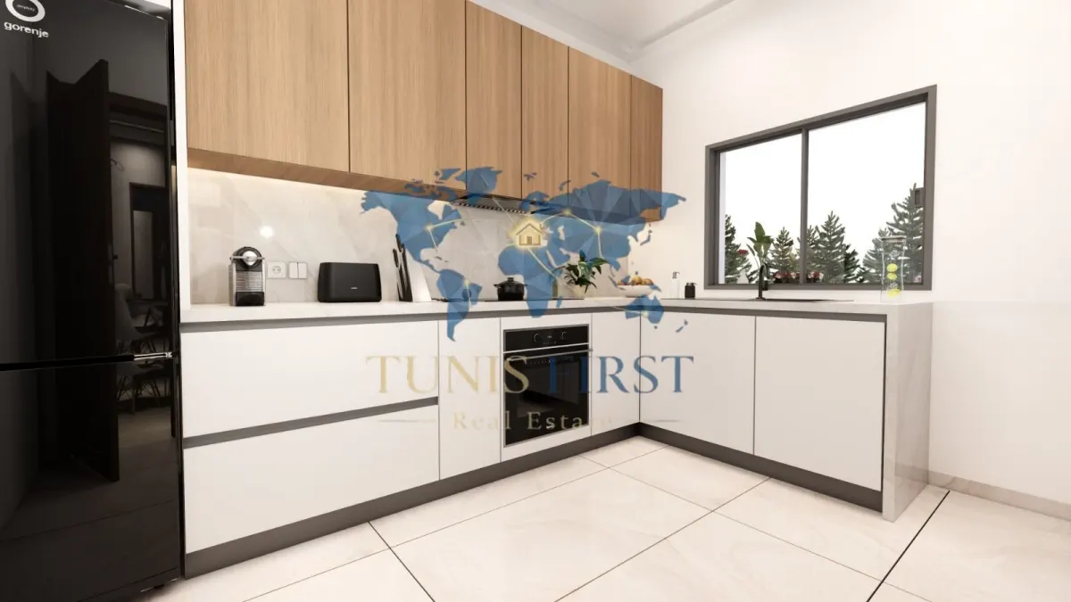 A vendre appartement S+1 de 50.67m² avec jardin et terrasse — Cite De L'Aeroport