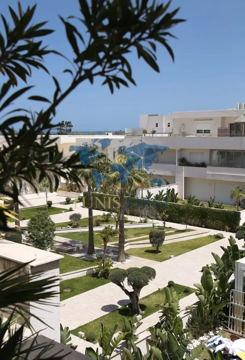 A louer Appartement S+2 Meublé à Gammarth — Gammarth