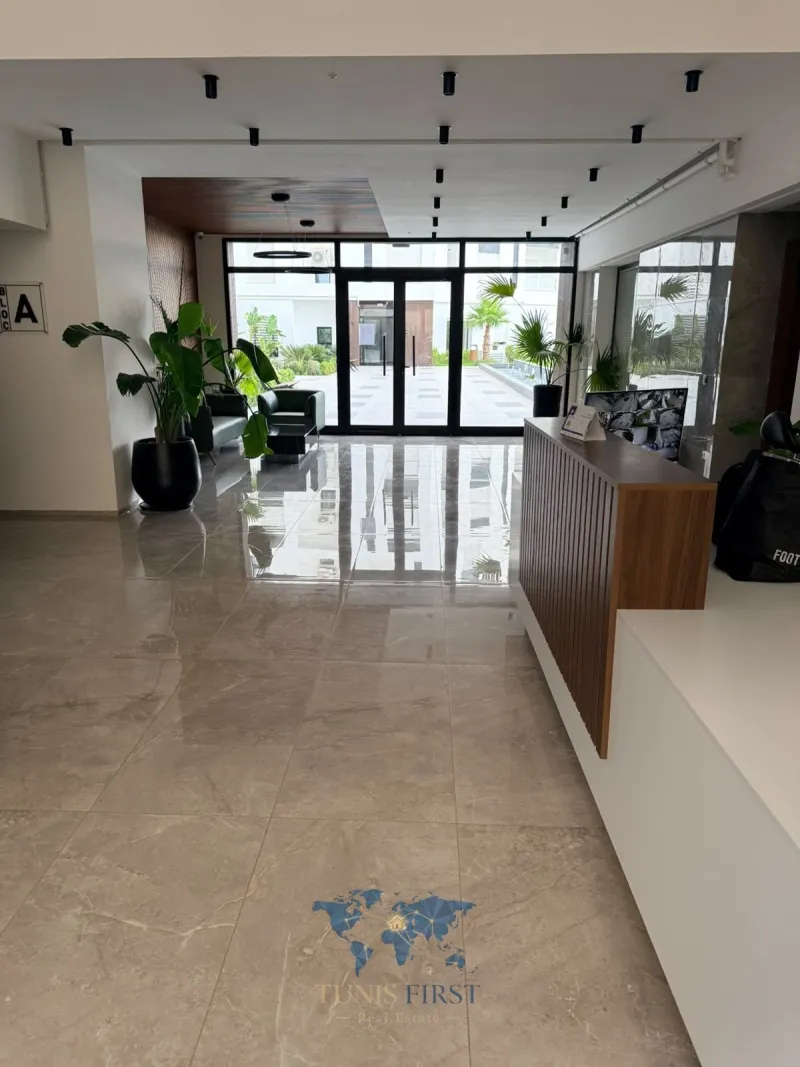 A louer Appartement S+1 Meublé aux  Jardins de Carthage — La Marsa
