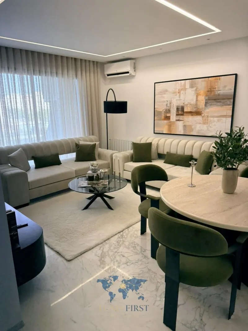 A louer Appartement S+1 Meublé aux Jardins de Carthage