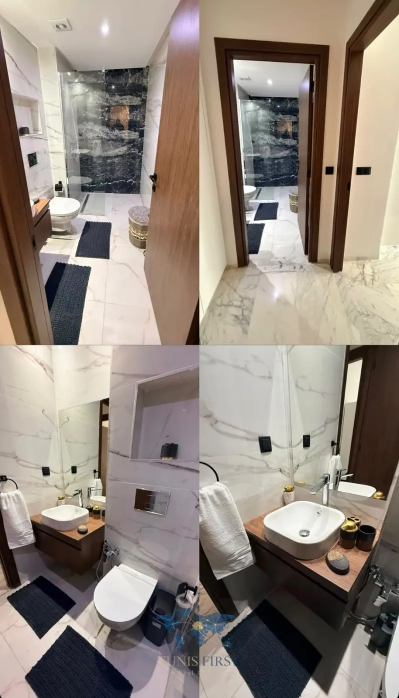 A louer Appartement S+1 Meublé aux  Jardins de Carthage — La Marsa
