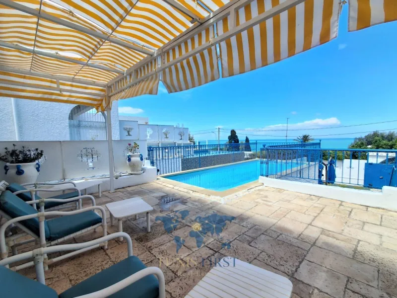 À Louer Jolie Villa Meublée à La Marsa Corniche — Marsa corniche