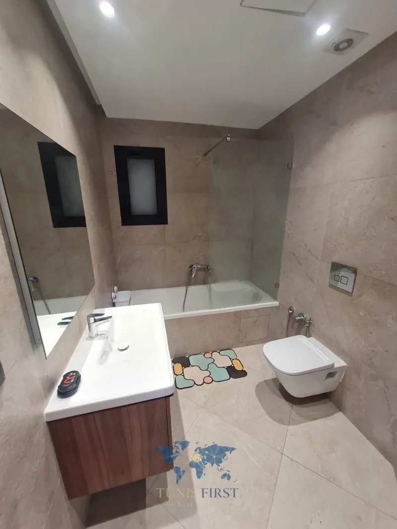 A louer Appartement S+1 Meublé aux  Jardins de Carthage — La Marsa