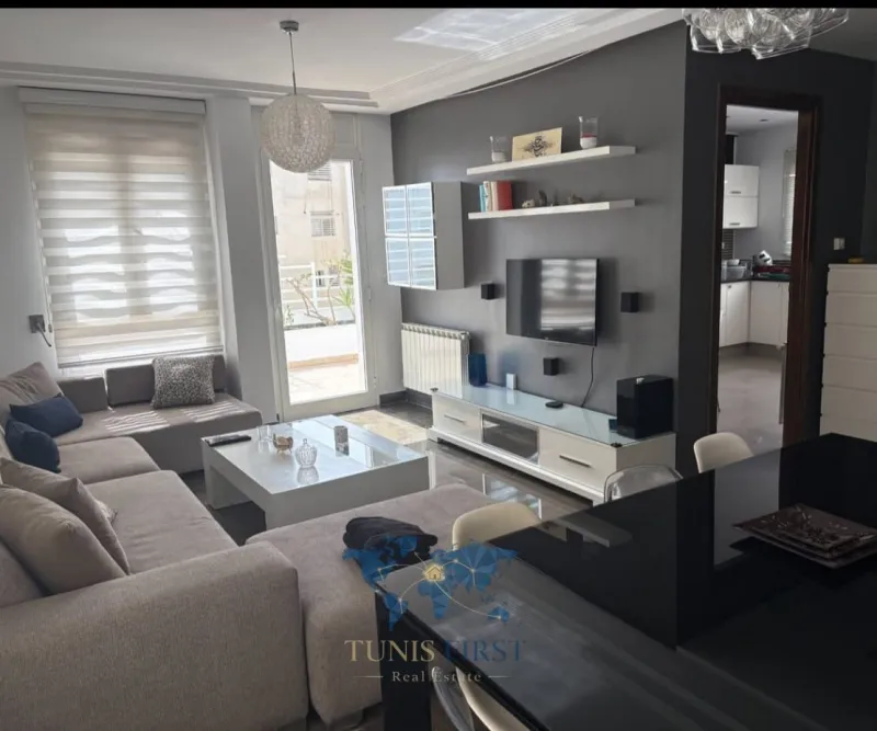 A Louer Appartement en Duplex Meublé à Ain Zaghouan Nord