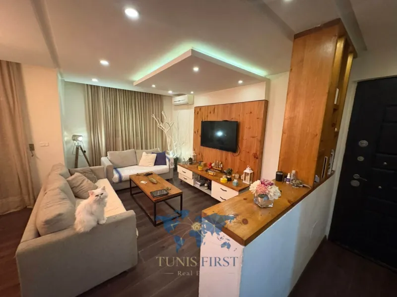 A Louer Appartement S+2 Meublé à EL Manzah 7 — El Menzah 7