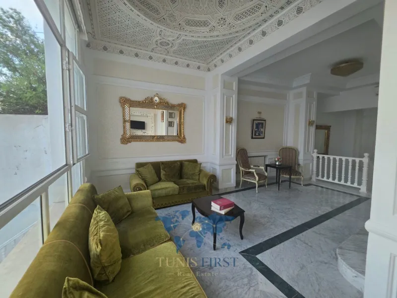 A Louer Appartement S+3 Meublé Style El Bey à Sidi Bou Saïd — Carthage