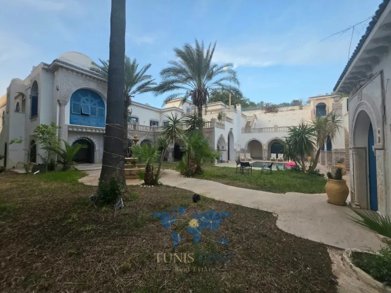 A Louer Château de maître Style El Beyet à Sidi Bou Saïd — Carthage