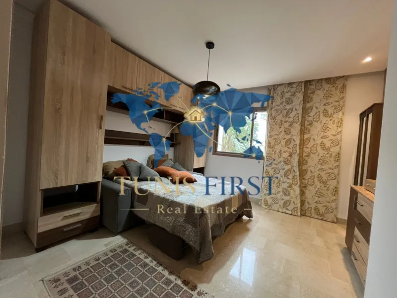 A louer appartement S+2 meublé à Gammarth  avec piscine — Gammarth