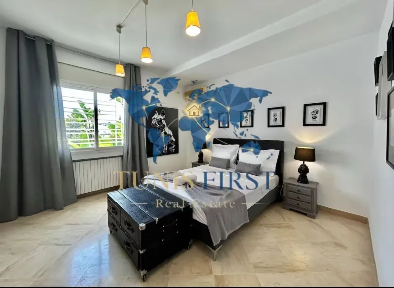A louer Villa S+5 meublée à la Marsa — Marsa Ennassim