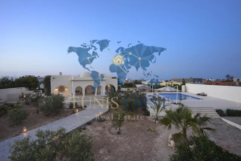 À vendre Deux villas indépendantes pieds dans l’eau à Kerkennah — Kerkenah