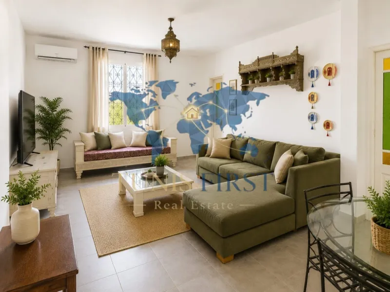 A Louer Etage de villa S+3 Meublé à La Marsa Corniche — Marsa corniche