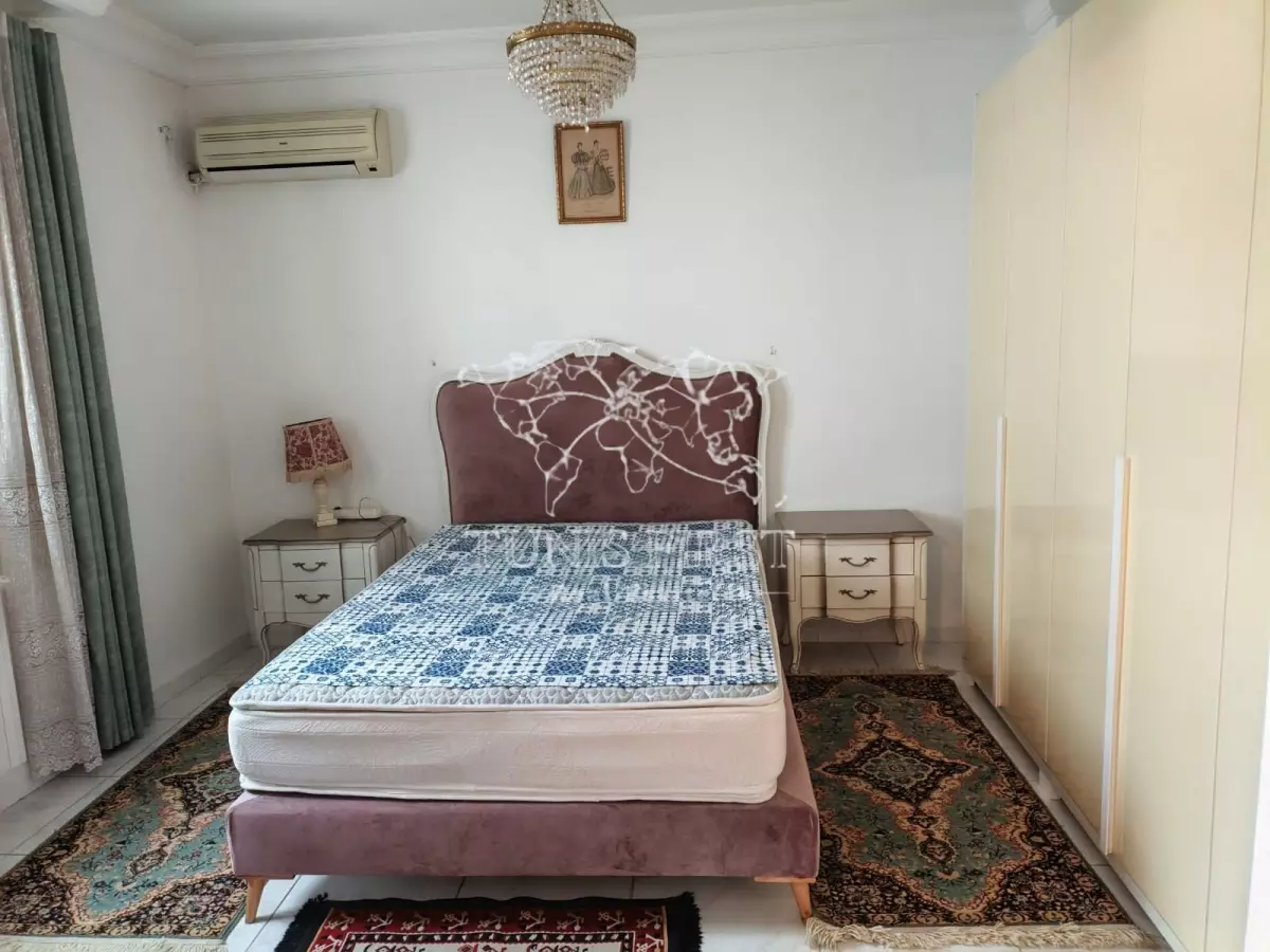 A louer duplex meublé S+2 au cœur de Marsa Plage